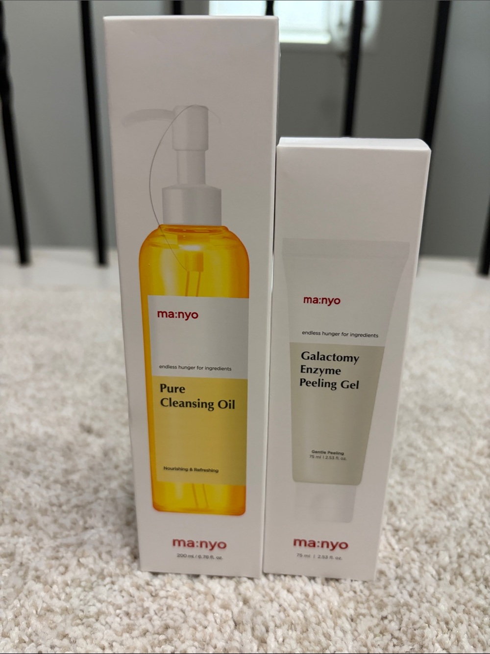 Ma:nyo Pure Cleansing Oil & galactomy Enzyme Peeling Gel manyo Korean Skincare
